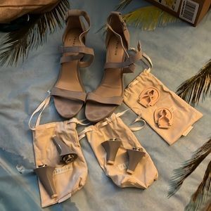 Smoke sandal convertible shoe